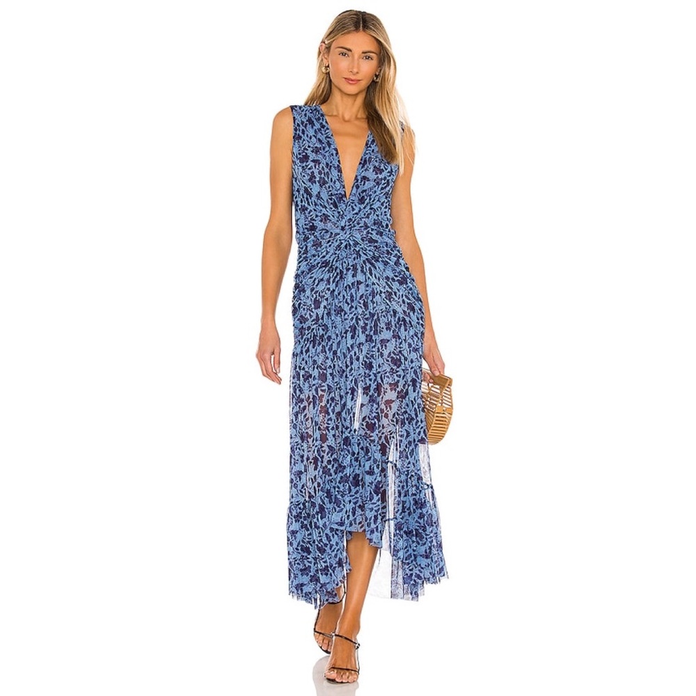 Misa Los Angeles Ava Dress in Goa Floral Mesh size M